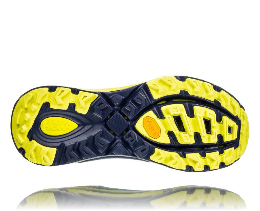 Hoka One One Trail Schoenen Heren - Evo Mafate 2 - Blauw/Groen - AT6509174